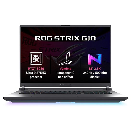 ASUS G815LW 18/Ultra 9 275HX/32GB/1TB/RTX5080/DOS