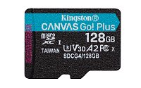 Kingston Canvas Go Plus A2/Micro SDXC/128GB/UHS-I U3 / Class 10 Kingston Canvas Go Plus A2/Micro SDXC/128GB/UHS-I U3 / Class 10