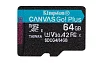 Kingston Canvas Go Plus A2/Micro SDXC/64GB/UHS-I U3 / Class 10