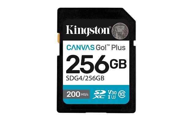 Kingston Canvas Go Plus/SDXC/256GB/UHS-I U3 / Class 10 Kingston Canvas Go Plus/SDXC/256GB/UHS-I U3 / Class 10