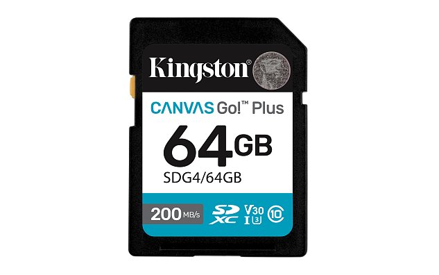 Kingston Canvas Go Plus/SDXC/64GB/UHS-I U3 / Class 10 Kingston Canvas Go Plus/SDXC/64GB/UHS-I U3 / Class 10