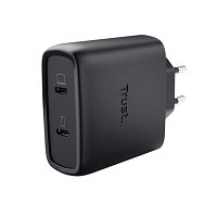 TRUST MAXO 100W 2P USB-C GAN CHARGER BLK