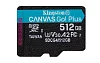 Kingston Canvas Go Plus A2/Micro SDXC/512GB/UHS-I U3 / Class 10