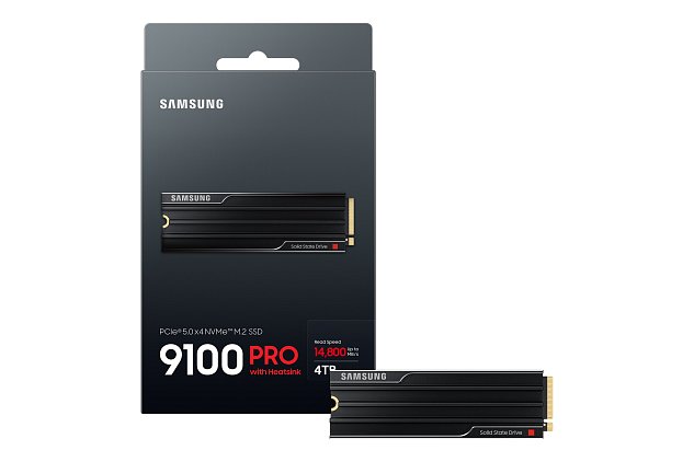 Samsung 9100 PRO/4TB/SSD/M.2 NVMe/Černá/Heatsink/5R