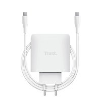 TRUSt MAXO 65W USB-C GAN CHARGER WHITE
