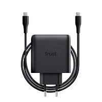 TRUST MAXO 65W USB-C GAN CHARGER BLACK