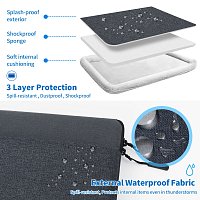 Taška na notebook Seine Scene Valence 13,6'' - černá Taška na notebook Seine Scene Valence 13,6'' - černá