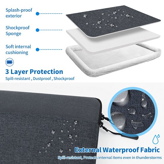 Taška na notebook Seine Scene Valence 13,6'' - černá Taška na notebook Seine Scene Valence 13,6'' - černá