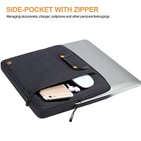 Taška na notebook Seine Scene Nantes sleeve 14'' - černá Taška na notebook Seine Scene Nantes sleeve 14'' - černá