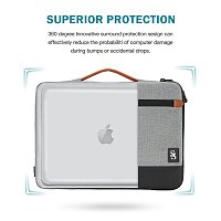 Taška na notebook Seine Scene - Dijon sleeve 14'' - šedá Taška na notebook Seine Scene - Dijon sleeve 14'' - šedá