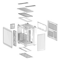 ASUS case GT502 HORIZON WHITE,ARGB, TEMPERED GLASS