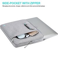 Taška na notebook Seine Scene Nantes sleeve 14'' - šedá Taška na notebook Seine Scene Nantes sleeve 14'' - šedá