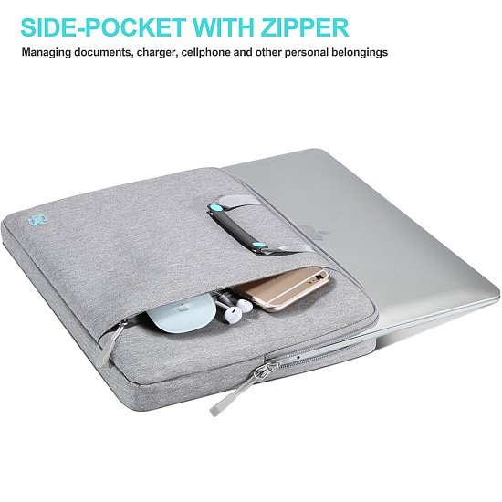 Taška na notebook Seine Scene Nantes sleeve 14'' - šedá Taška na notebook Seine Scene Nantes sleeve 14'' - šedá