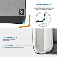 Taška na notebook Seine Scene Dijon Sleeve 13,6“ - šedá Taška na notebook Seine Scene Dijon Sleeve 13,6“ - šedá