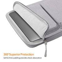 Taška na notebook Seine Scene Orleans sleeve 14'' - šedá Taška na notebook Seine Scene Orleans sleeve 14'' - šedá