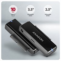 AXAGON ADSA-FPX, USB-C 10Gbps - SATA 6G, 2.5 AXAGON ADSA-FPX, USB-C 10Gbps - SATA 6G, 2.5