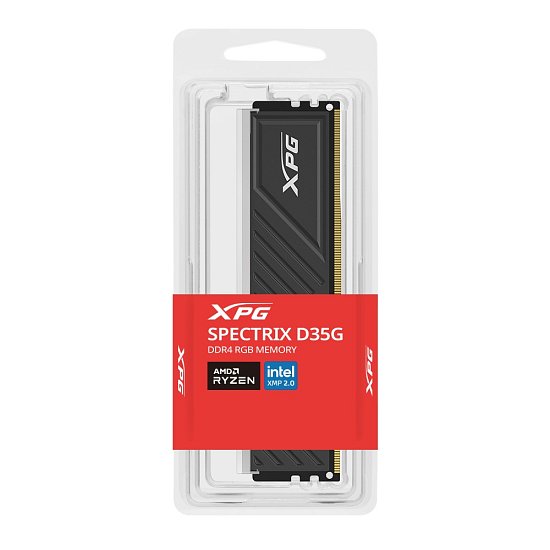 Adata XPG D35/DDR4/16GB/3200MHz/CL16/1x16GB/RGB/Black Adata XPG D35/DDR4/16GB/3200MHz/CL16/1x16GB/RGB/Black