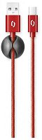ALIGATOR PREMIUM Datový kabel 2A, USB-C červená