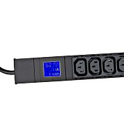 PDU IT METER, integr.merení, 12x C13,Al, 19