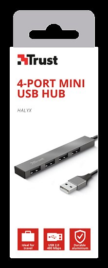 TRUST HALYX 4-PORT MINI USB HUB