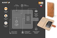 ALIGATOR Pouzdro UNI-FIX, vel.XL(160*82) hnědá