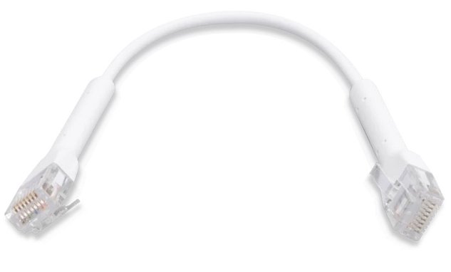 Ubiquiti U-Cable-PATCH-RJ45,Eth Patch Kabel,0,22m, Cat6, bílý
