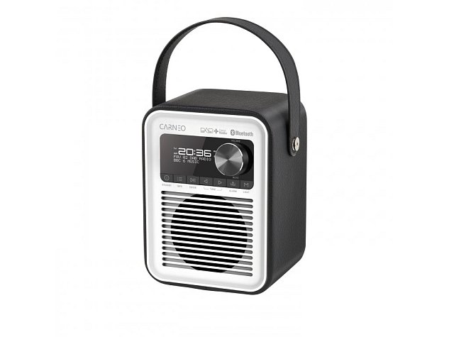 CARNEO D600 Rádio DAB+, FM, BT, black/white