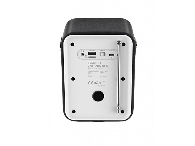 CARNEO D600 Rádio DAB+, FM, BT, black/white