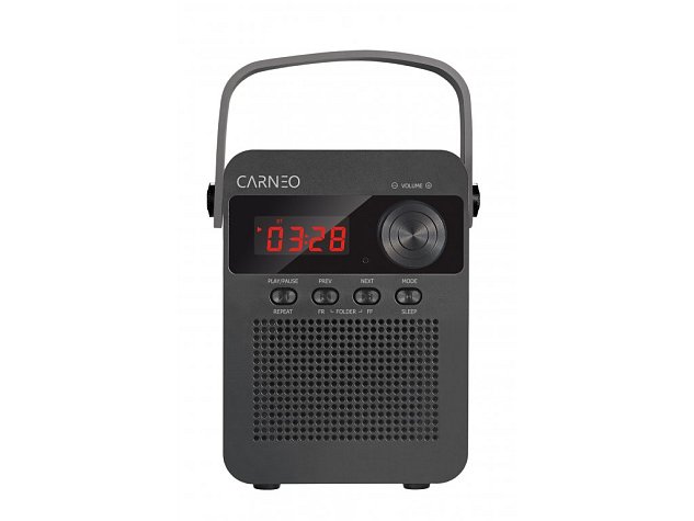 CARNEO F90 FM rádio, BT reproduktor, black/wood CARNEO F90 FM rádio, BT reproduktor, black/wood