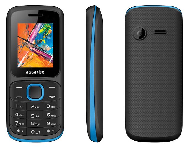 ALIGATOR D210 Dual sim černo-modrý ALIGATOR D210 Dual sim černo-modrý