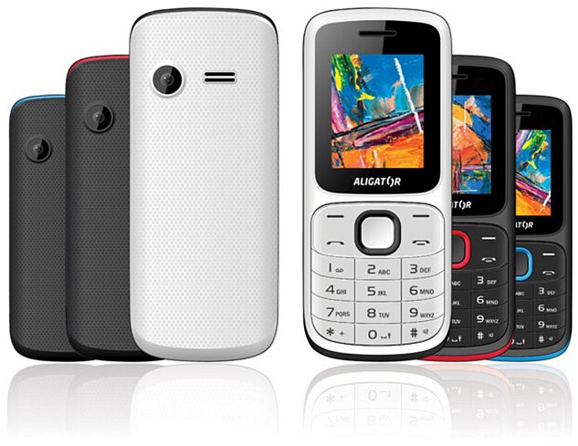 ALIGATOR D210 Dual sim bílo-černý ALIGATOR D210 Dual sim bílo-černý