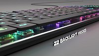 Plochá mechanická klávesnice Genesis Thor 420 RGB US, Content Slim Blue switch, software Plochá mechanická klávesnice Genesis Thor 420 RGB US, Content Slim Blue switch, software