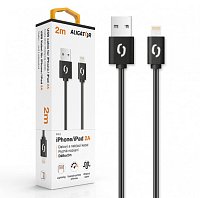 ALIGATOR Datový kabel 2A iPh lightning 2m, černý