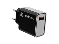 Universální nabíječka Natec RIBERA 18W 1X USB-A, černá Universální nabíječka Natec RIBERA 18W 1X USB-A, černá