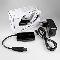 AXAGON ADSA-FP3, USB3.0 - SATA 6G HDD FASTport3 adaptér, vč. napáječe AXAGON ADSA-FP3, USB3.0 - SATA 6G HDD FASTport3 adaptér, vč. napáječe