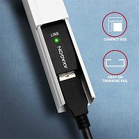 AXAGON ADR-210, USB2.0 aktivní prodlužovací / repeater kabel, 10m AXAGON ADR-210, USB2.0 aktivní prodlužovací / repeater kabel, 10m