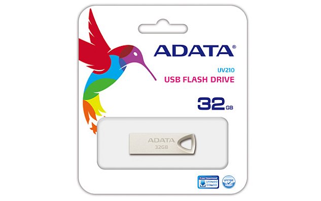 32GB ADATA UV210 USB Flash 2.0 kovová 32GB ADATA UV210 USB Flash 2.0 kovová
