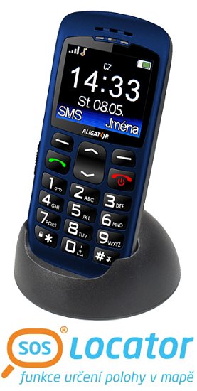 ALIGATOR A670 Senior modrý + stol.nab. ALIGATOR A670 Senior modrý + stol.nab.