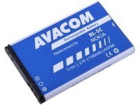 Baterie AVACOM GSNO-BL5C-S1100A do mobilu Nokia 6230, N70, Li-Ion 3,7V 1100mAh (náhrada BL-5C)