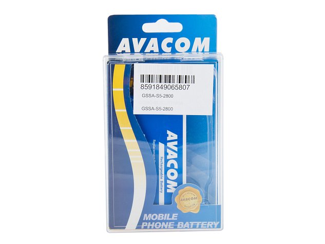 Baterie AVACOM GSSA-S5-2800 do mobilu Samsung Galaxy S5 Li-Ion 3,85V 2800mAh, (náhrada EB-BG900BBE)