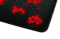 C-TECH ANTHEA, herní podložka, obšité okraje, červená