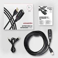 AXAGON ADR-205 USB2.0 aktivní prodlužovací / repeater kabel, 5m