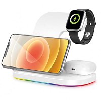 Aligator Stanice Smart Station A s bezdrátovým nabíjením 3v1, 15W Aligator Stanice Smart Station A s bezdrátovým nabíjením 3v1, 15W