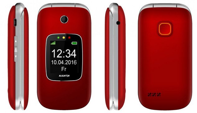 ALIGATOR V650 Senior červeno-stříbrný+st.nab ALIGATOR V650 Senior červeno-stříbrný+st.nab