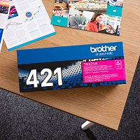 Brother TN-421M, toner magenta, 1 800 str.