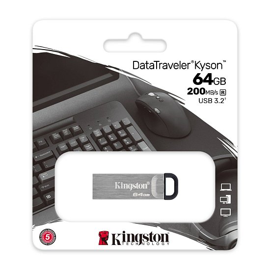64GB Kingston USB 3.2 (gen 1) DT Kyson 64GB Kingston USB 3.2 (gen 1) DT Kyson