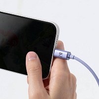 Baseus CAJY000005 Crystal Shine Series Datový Kabel USB - Lightning 20W 1,2m Purple Baseus CAJY000005 Crystal Shine Series Datový Kabel USB - Lightning 20W 1,2m Purple