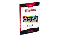 Kingston FURY Renegade/DDR5/16GB/7200MHz/CL38/1x16GB/RGB/Black/Silv Kingston FURY Renegade/DDR5/16GB/7200MHz/CL38/1x16GB/RGB/Black/Silv