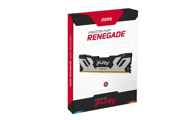 Kingston FURY Renegade/DDR5/16GB/7200MHz/CL38/1x16GB/Black/Silv Kingston FURY Renegade/DDR5/16GB/7200MHz/CL38/1x16GB/Black/Silv