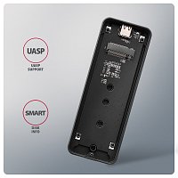 AXAGON EEM2-20G, USB-C 20Gbps - M.2 NVMe SSD kovový ARMORED box AXAGON EEM2-20G, USB-C 20Gbps - M.2 NVMe SSD kovový ARMORED box